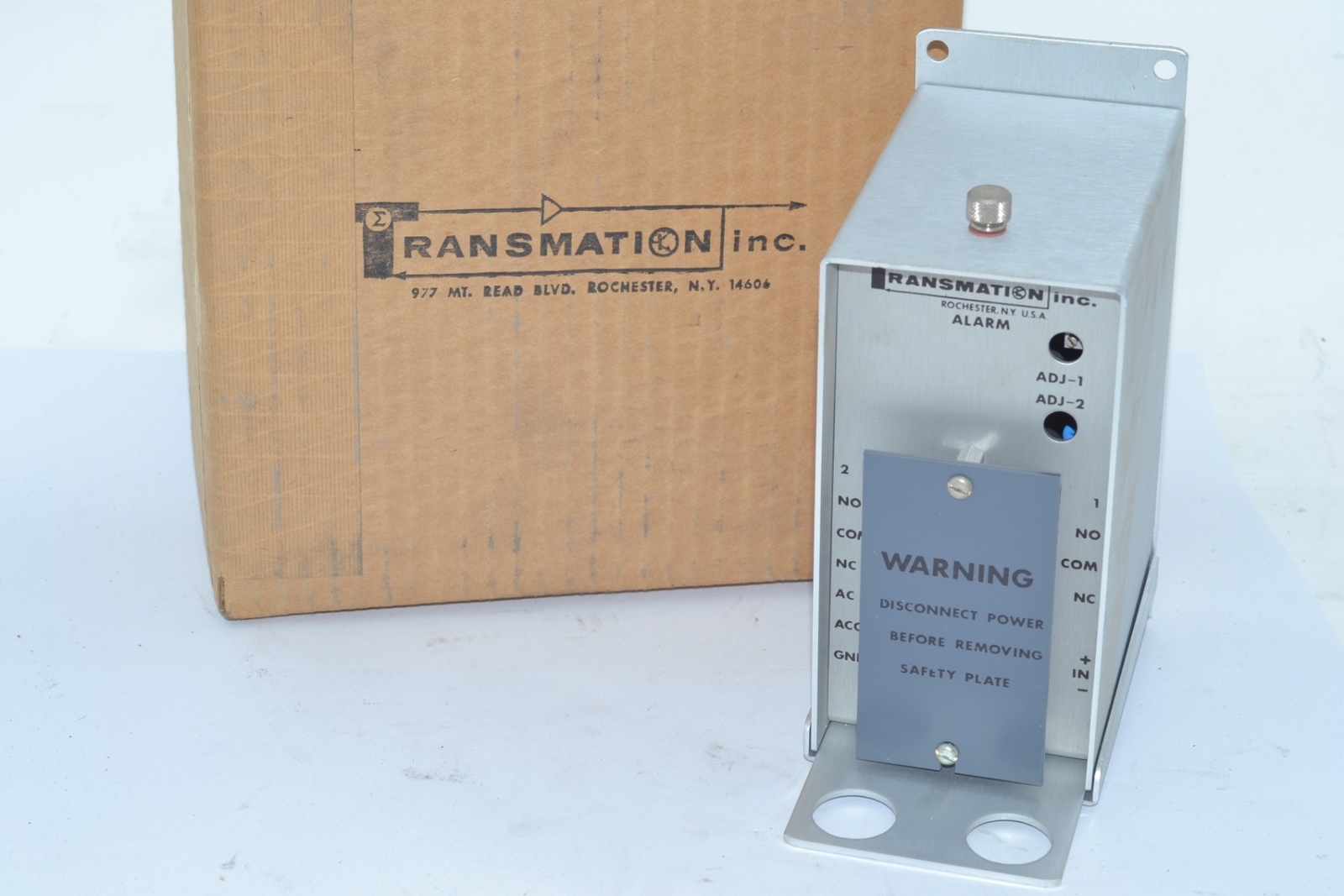 NEW TRANSMATION 210A CURRENT ALARM, 4 to 20 MADC SPDT 117VAC