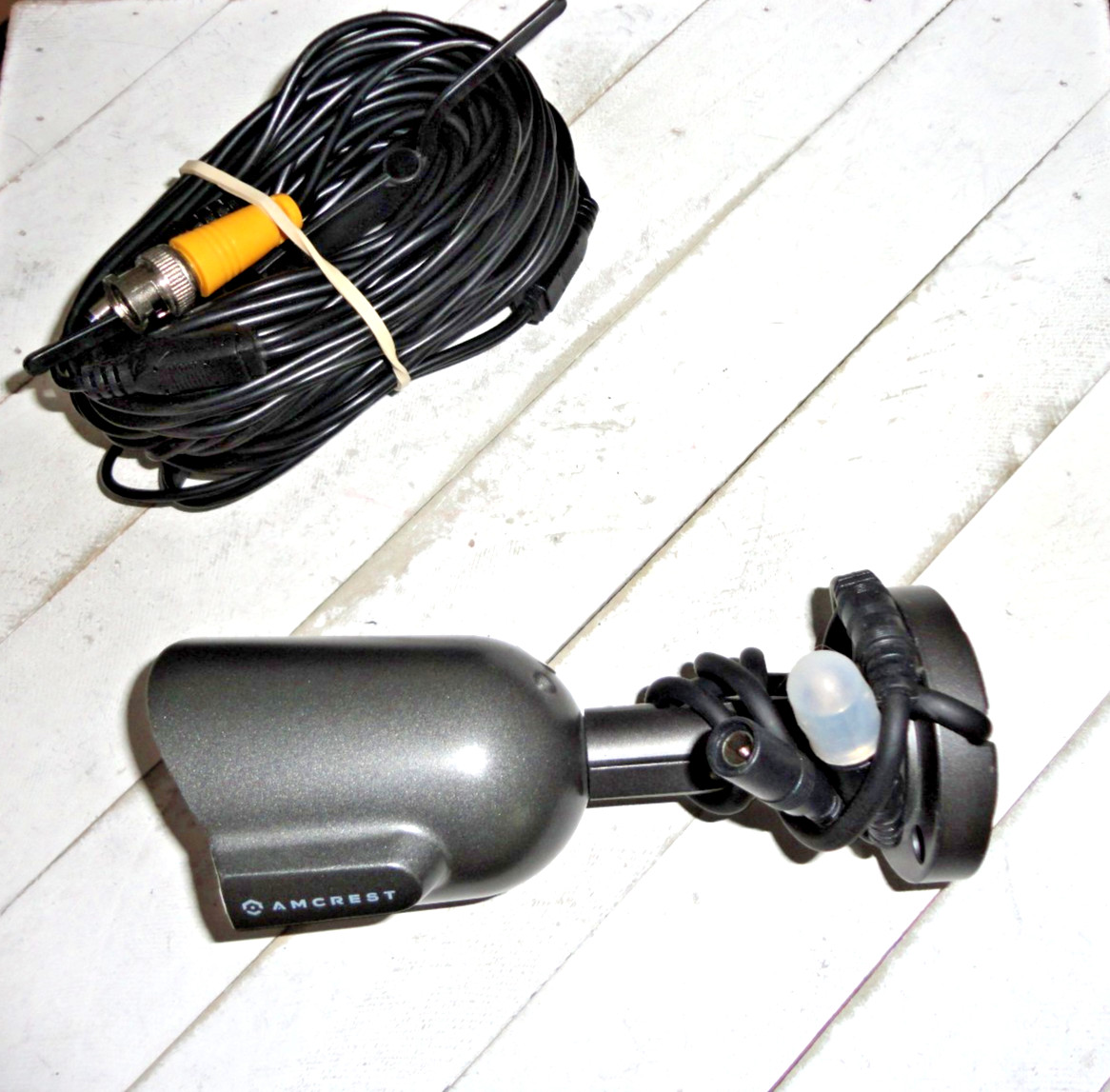 Amcrest AMC960HBC 800TVL Wired 3.6mm Lens Black Bullet Security Camera w/ BNC