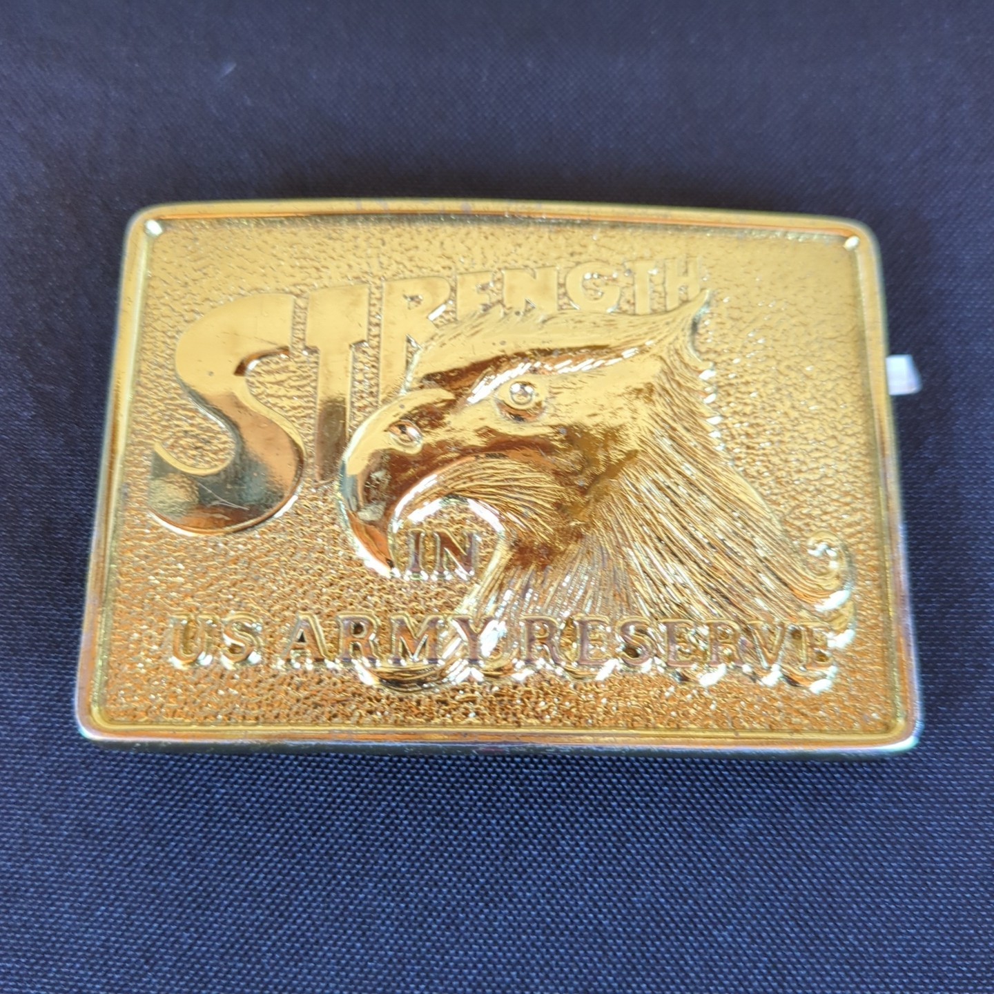 Vintage US ARMY RESERVE STRENGTH Belt Buckle