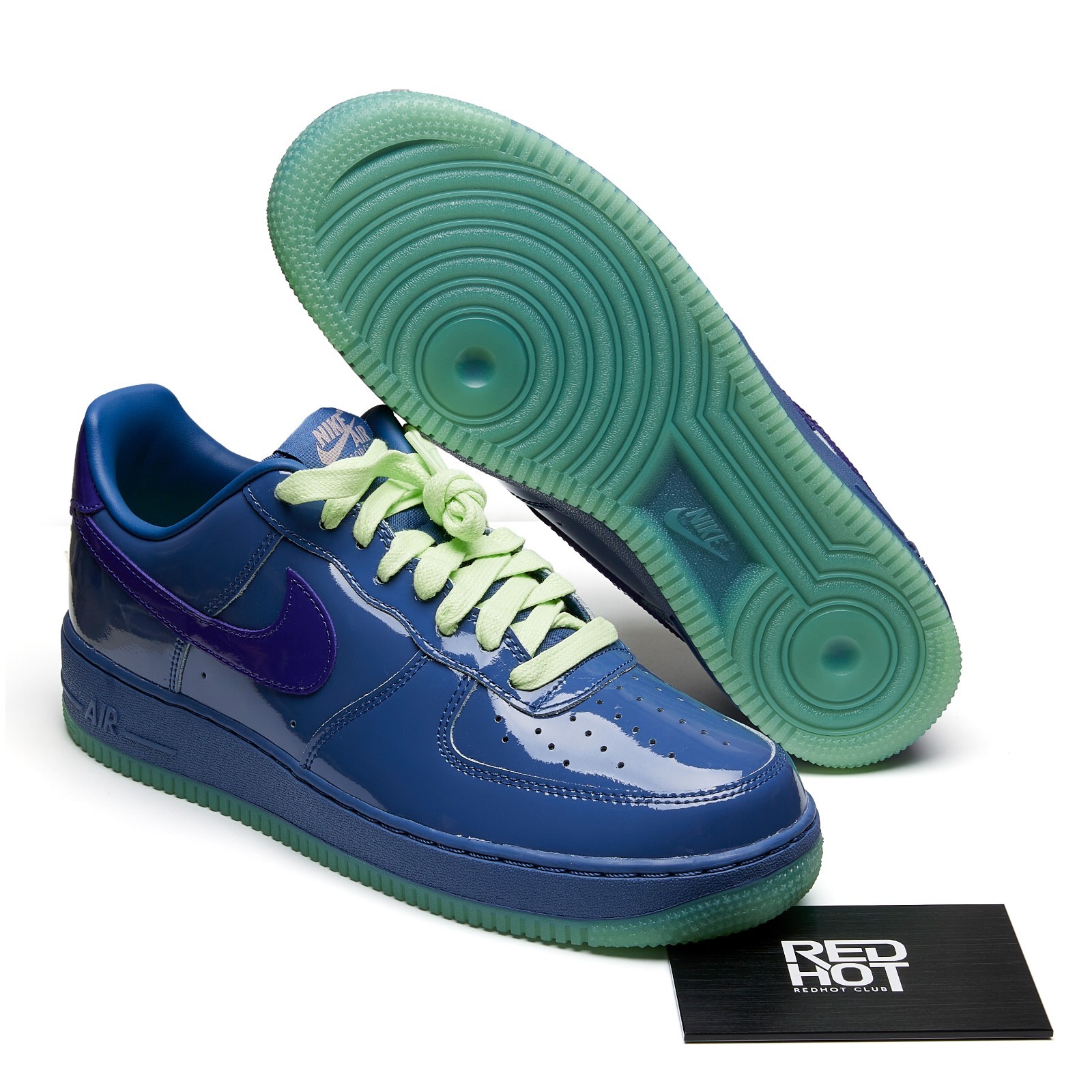 Nike Air Force 1 Low 'Mystic Navy' Patent Leather Pack IO4489-400 Men'Size