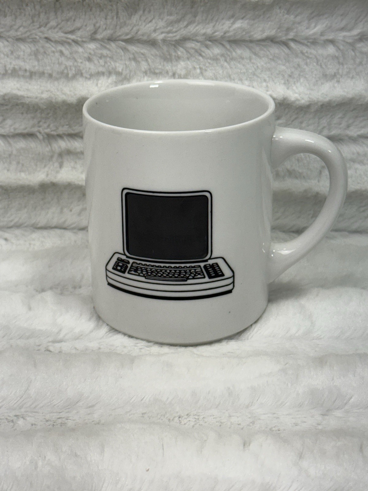 Vintage COMPUTERWORLD COMPUTER WORLD Coffee Mug Celebrating Back To The Future..