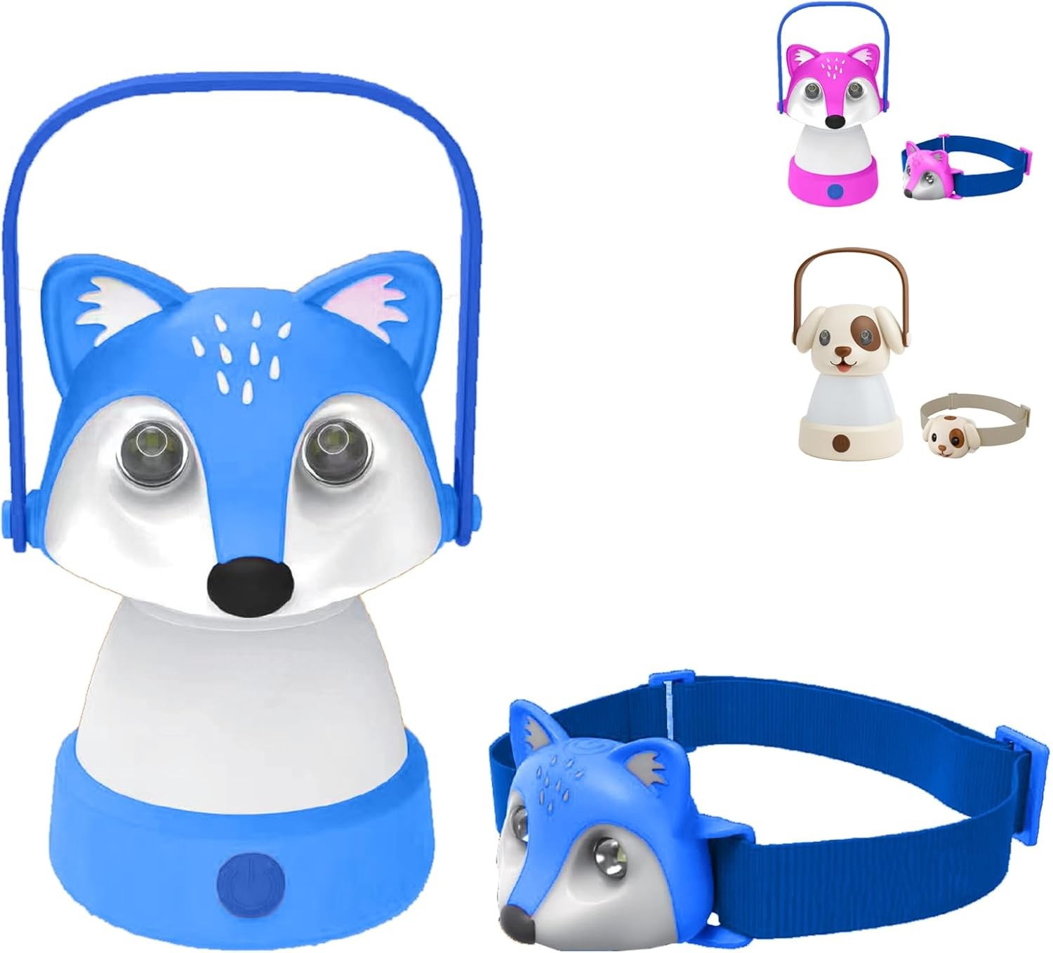 Kids Camping Set LED Lantern Rechargeable Headlamp for Toddlers Gift