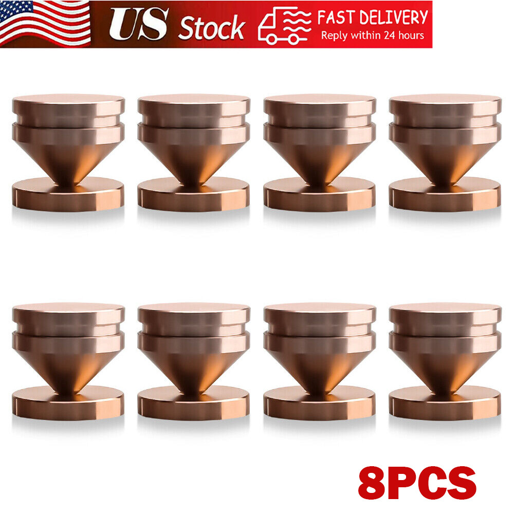 8x HIFI Audio Speaker Isolation Feet Floor Nails Turntable Stand Foot Pad M23 G