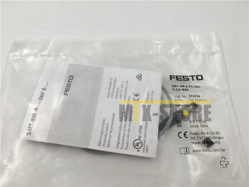 1pcs New Festo SMT-8M-A-PS-24V-E-0,3-M8D 574334 Proximity switch Sensor