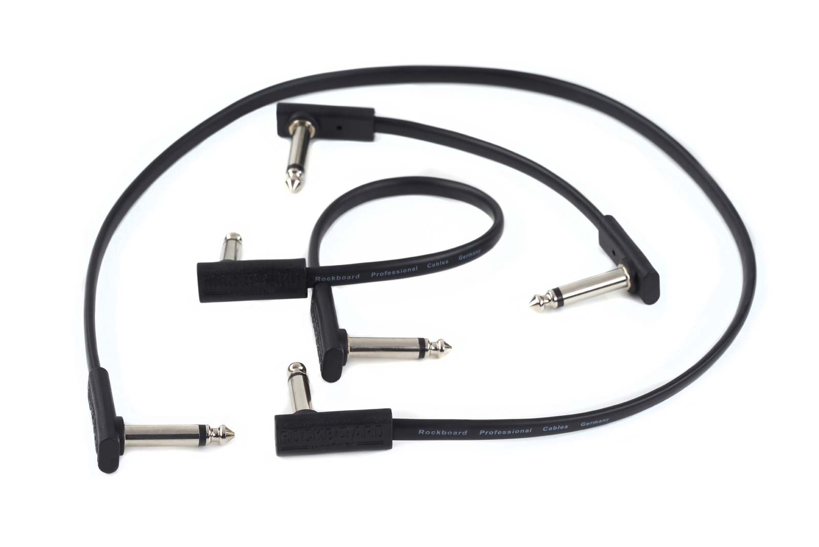 RockBoard Flat Patch Cable 20cm / 7.87" Black