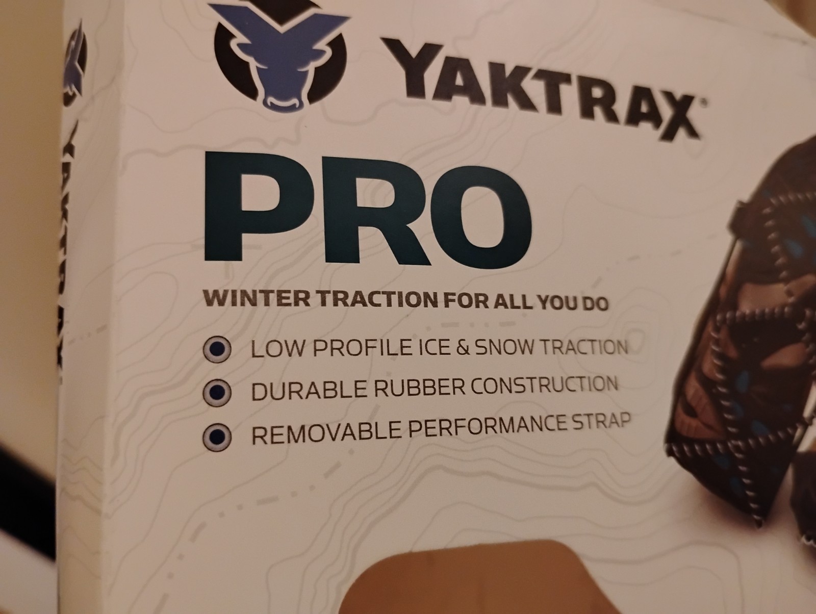 Yaktrax Winter Traction Walk Size Medium BLACK