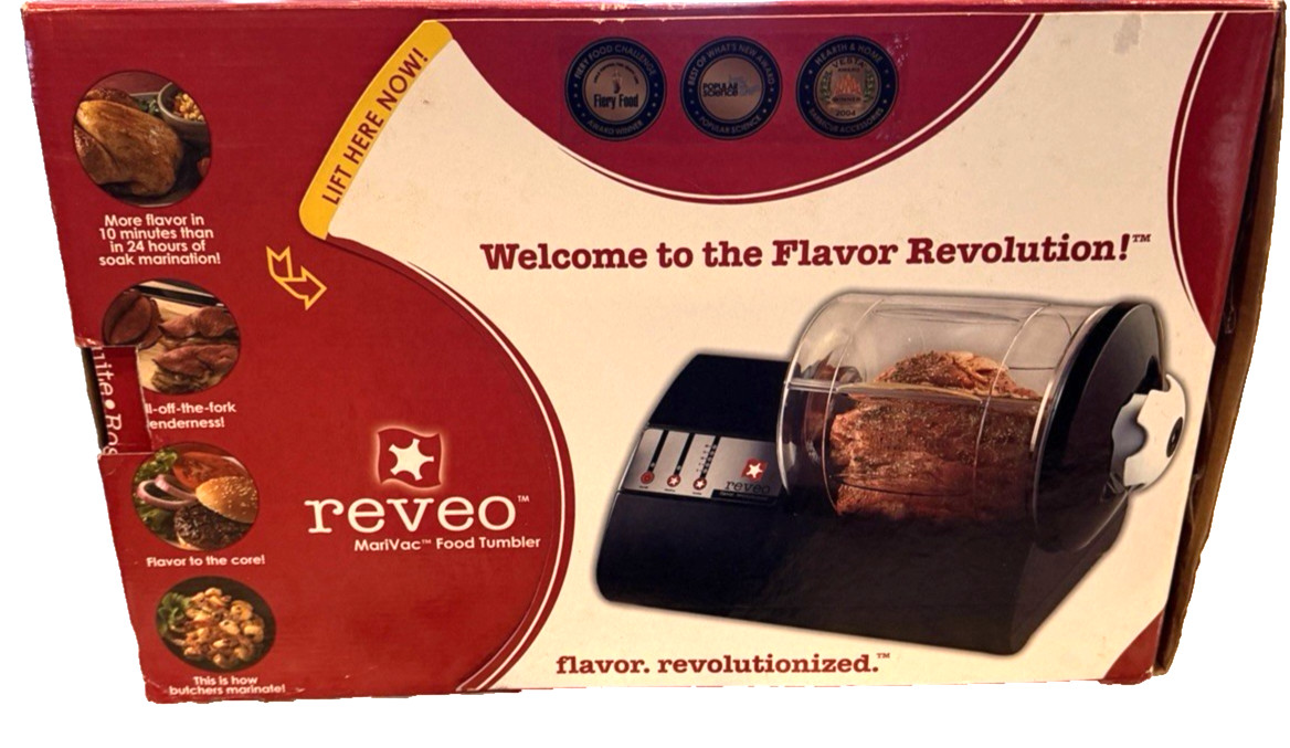 Reveo MariVac Eastman Outdoors Food Tumbler Vacuum Meat Flavor Revolution NOB