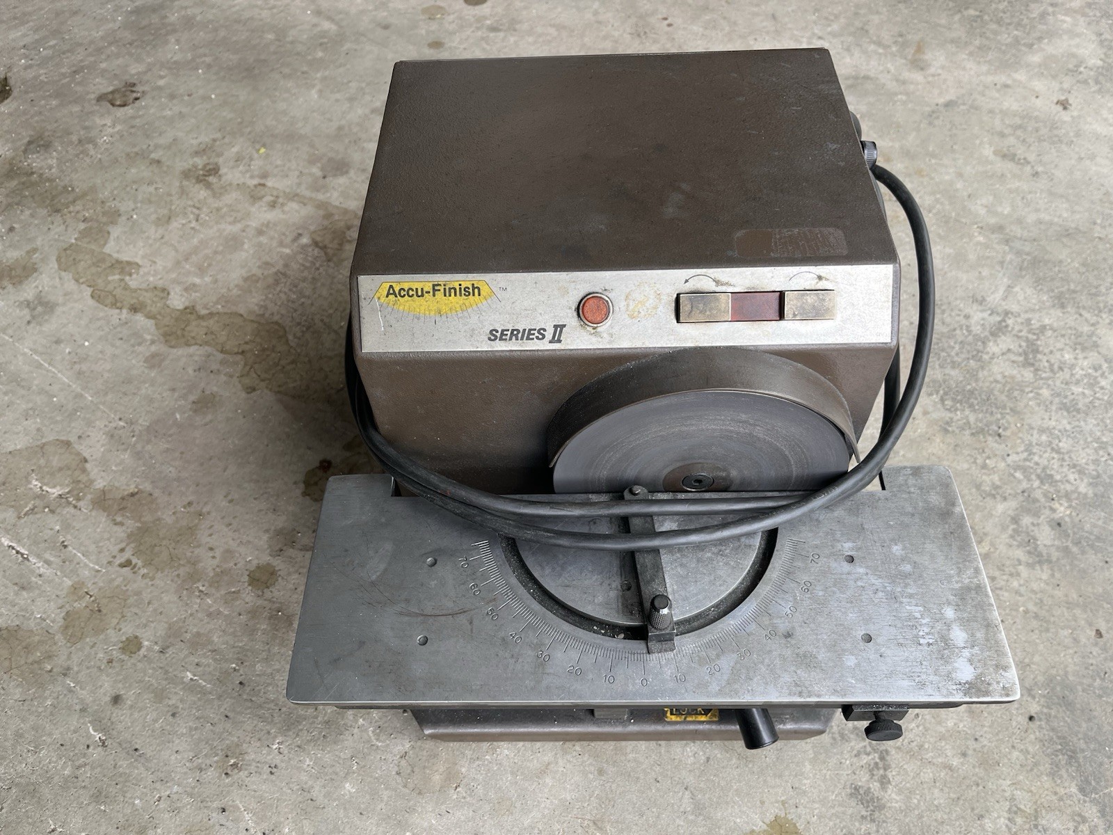 GLENDO ACCU-FINISH SERIES II 2 6" CARBIDE TOOL SLOW GRINDER DIAMOND WHEEL