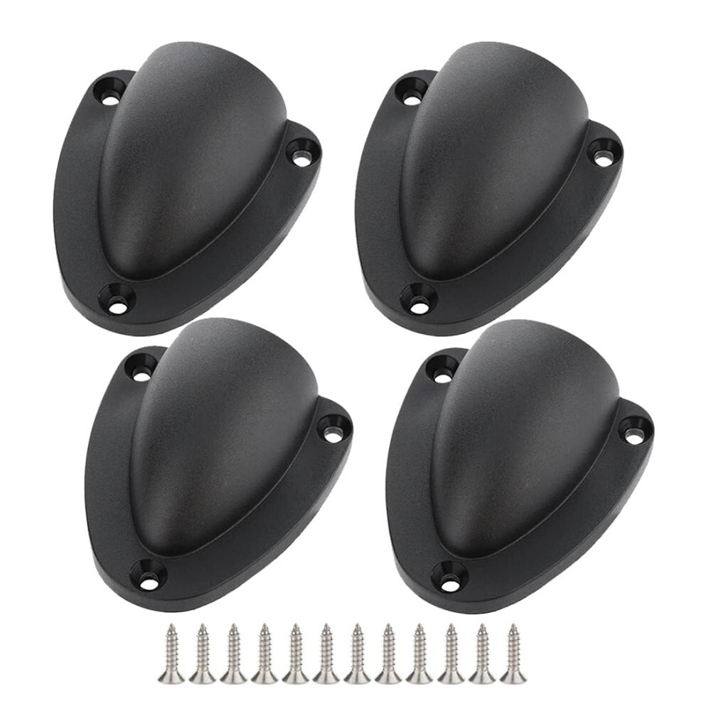 4x Nylon 2-1/2" Marine Wire Cable Vent Cover With Screws Clamshell  Boat C449
