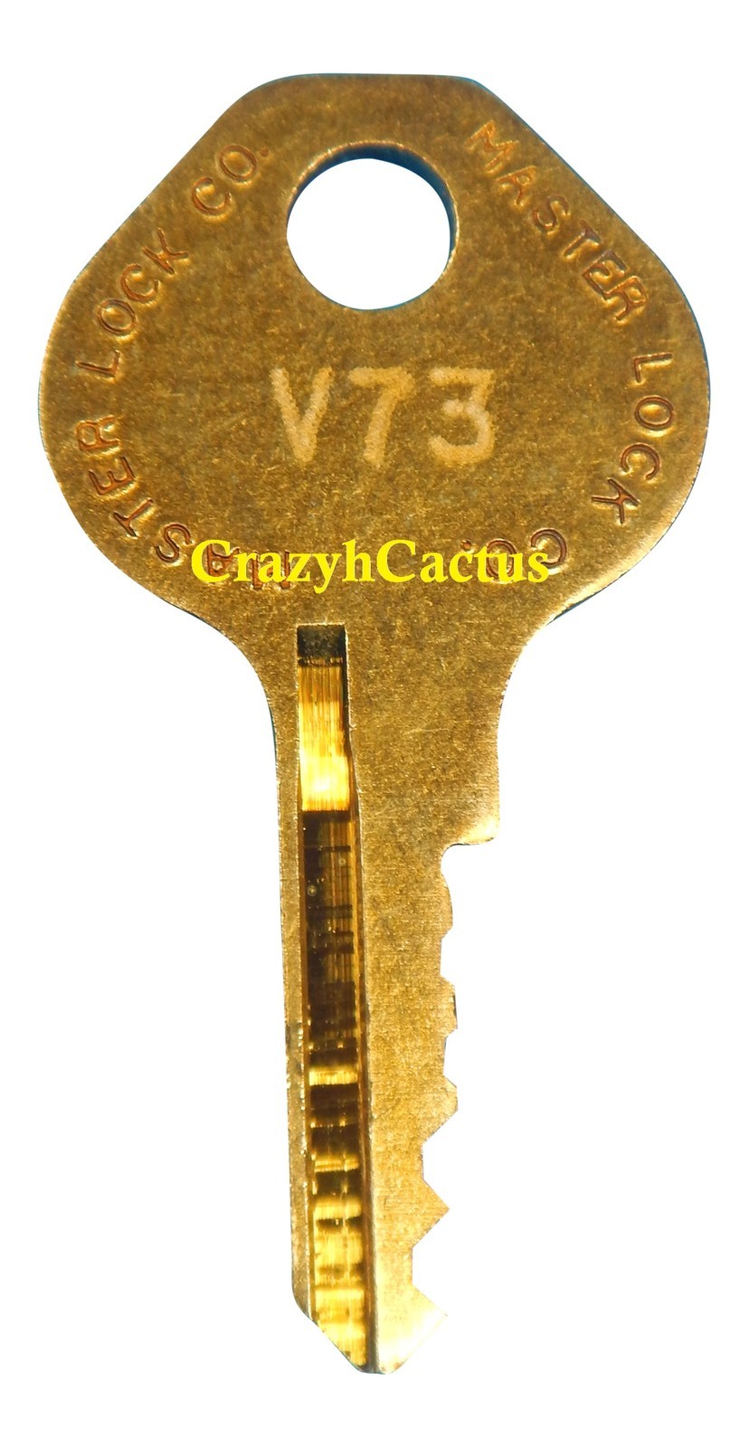 Master Lock Padlock 1525 1585 2010 2076 Control Key OEM Original Master Key V73