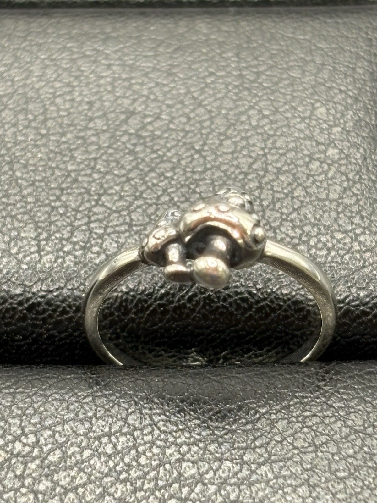 New Condition Sterling Silver Mushroom Toe Ring 925 B19