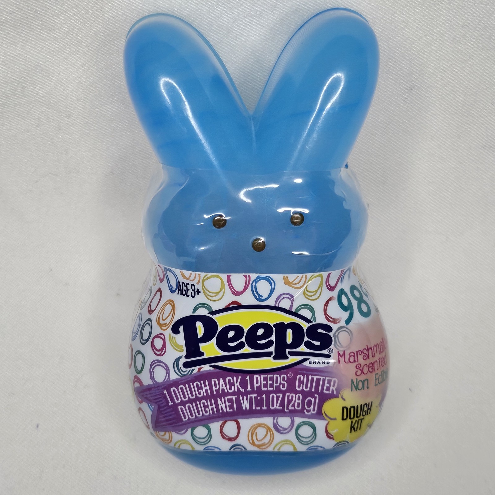 New Lot Set 4 Peeps Blue Pink Bunny Dough Kit Pack Marshmallow Scent Easter
