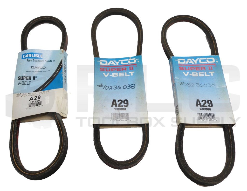 LOT OF 3 NEW CARLISLE DAYCO A29 SUPER II V-BELT 13C800