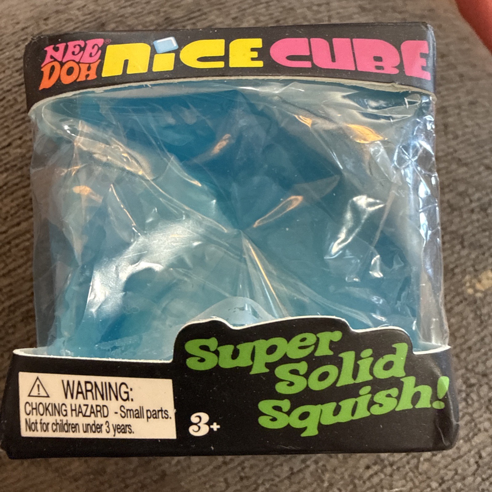 nee doh nice cube - super solid squish blue