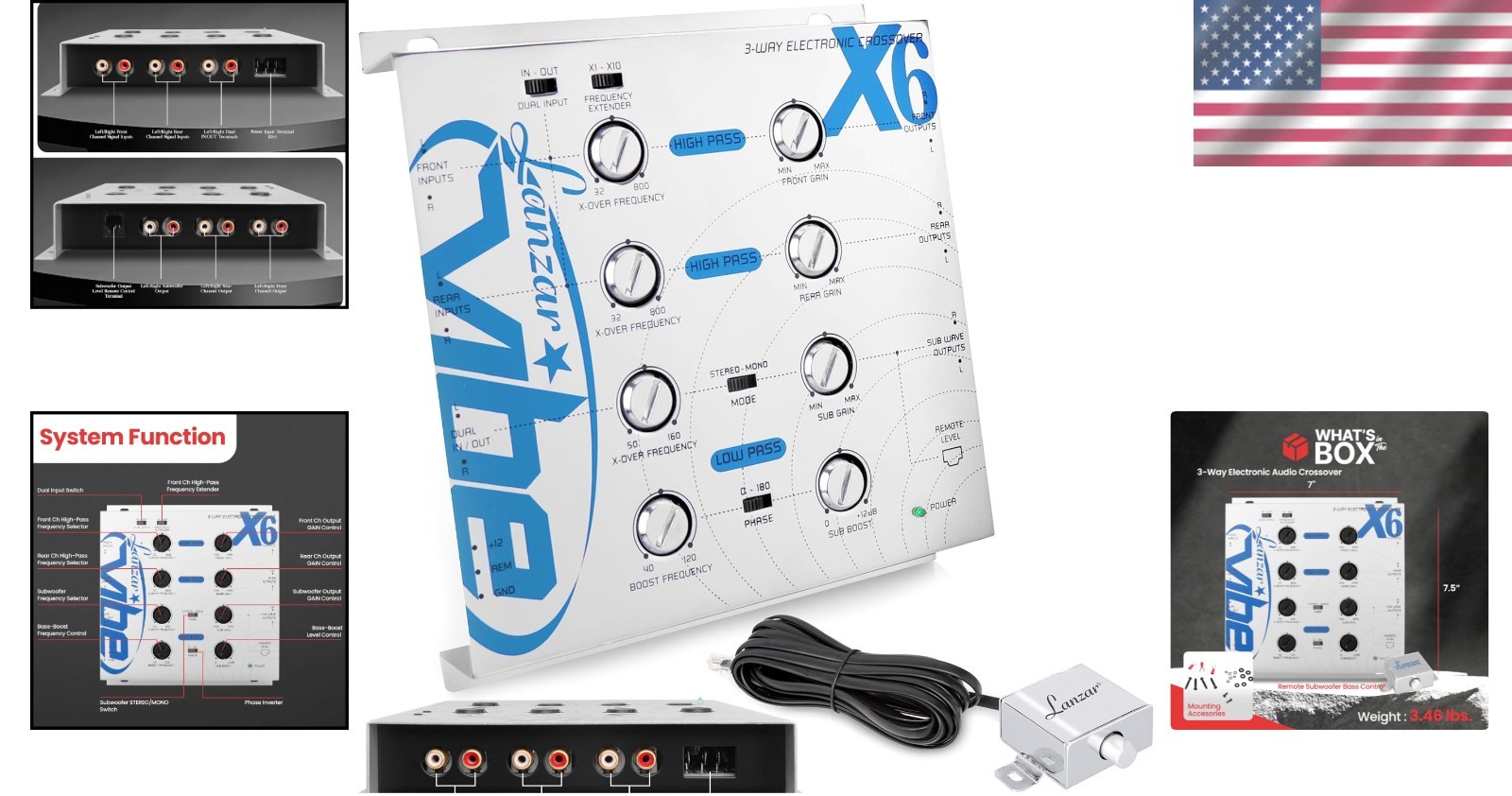 Electronic Audio Crossover Network - Remote Control