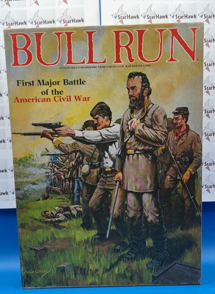 VTG Box Ex. Condition Avalon Hill "Bull run" unpunched Complete