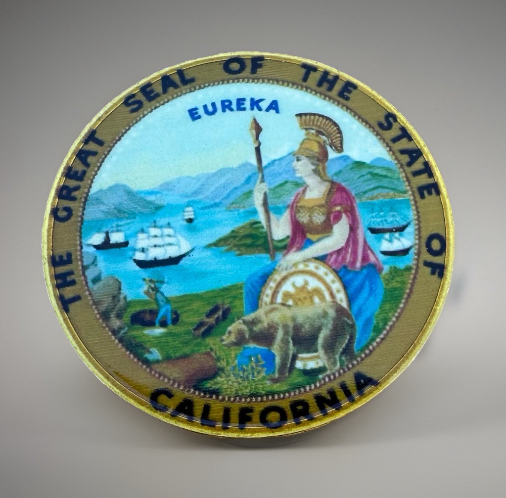 Great State of California State Seal Challenge Coin ·IN STOCK· ·FAST SHIPPING·