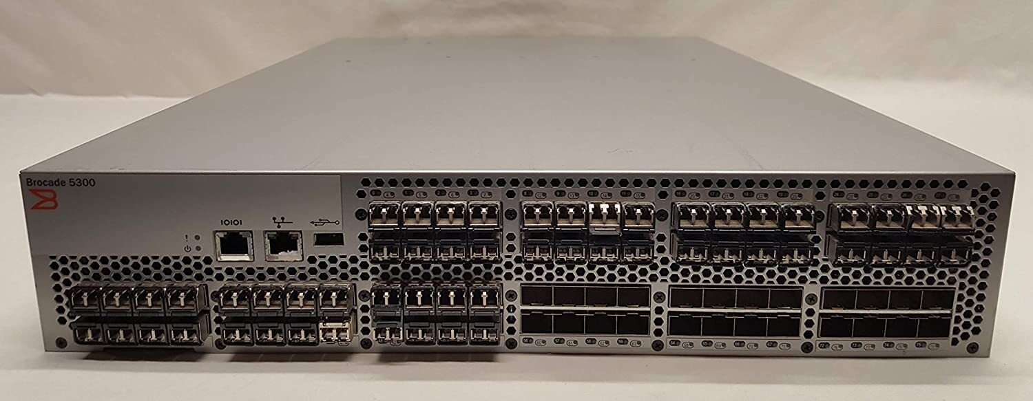 BROCADE BR-5340-1008 5300 SAN SWITCH 80-PORT 8GB 64x SFP FIBER CHANNEL FC
