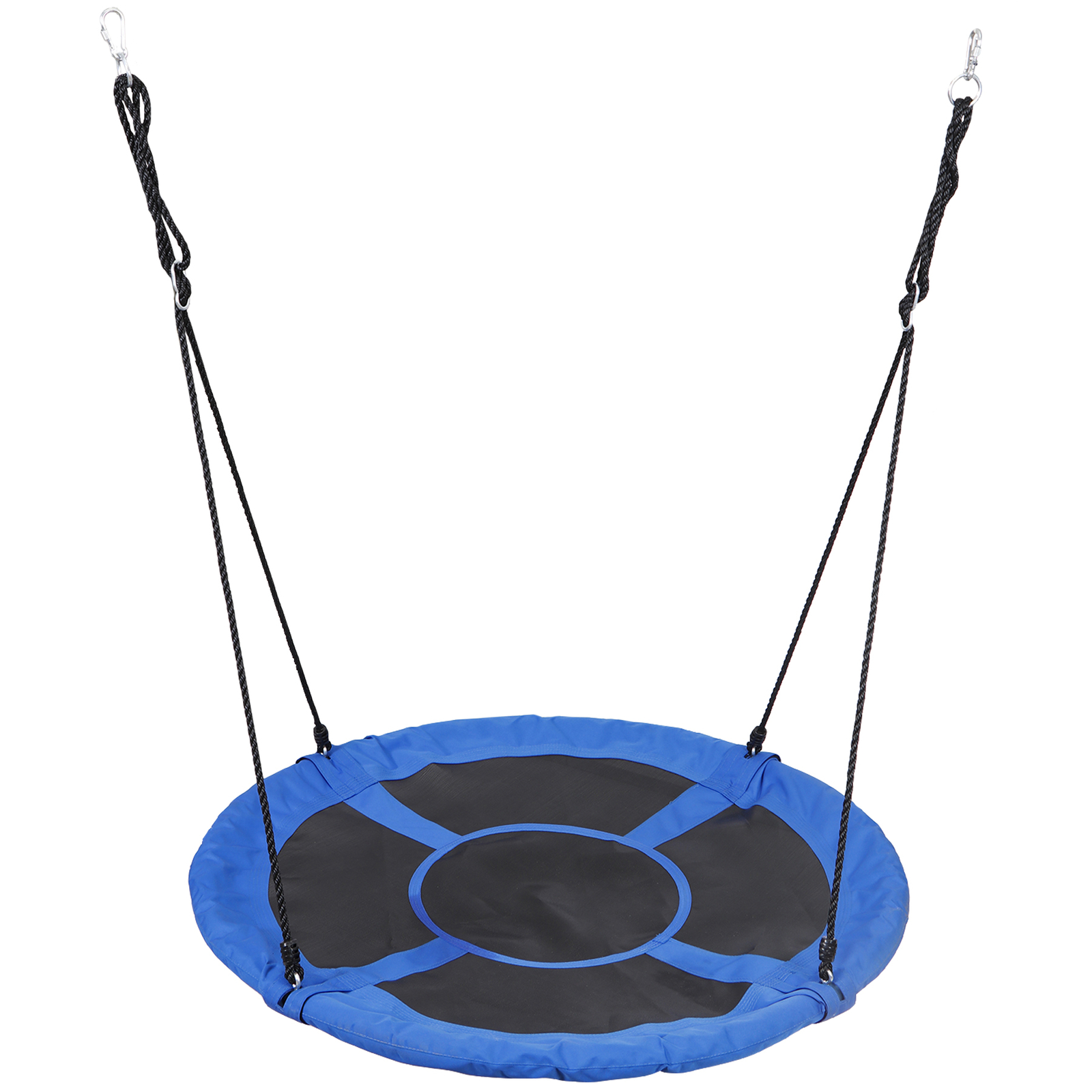 360° Rotation Durable 48 Inch Metal Frame Saucer Tree Swing for Kids and Adults