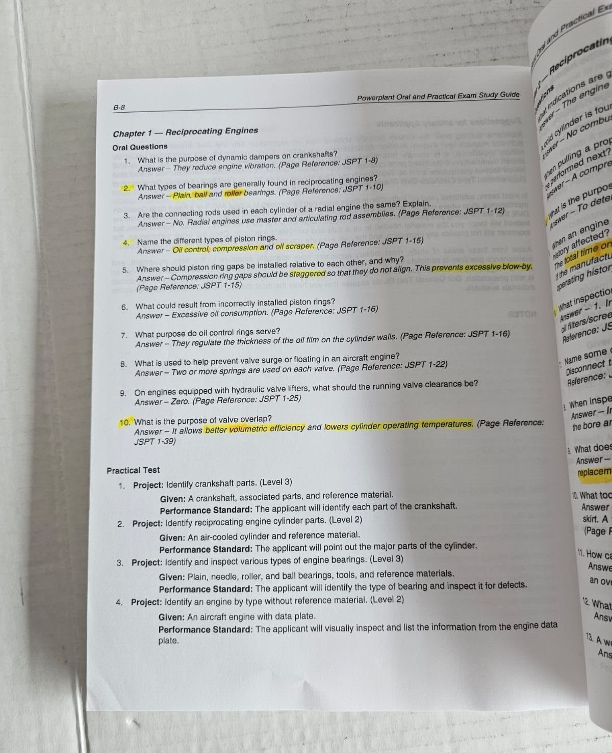 Boeing Company Jeppesen A&P Technician Powerplant Test Practical Study Guide