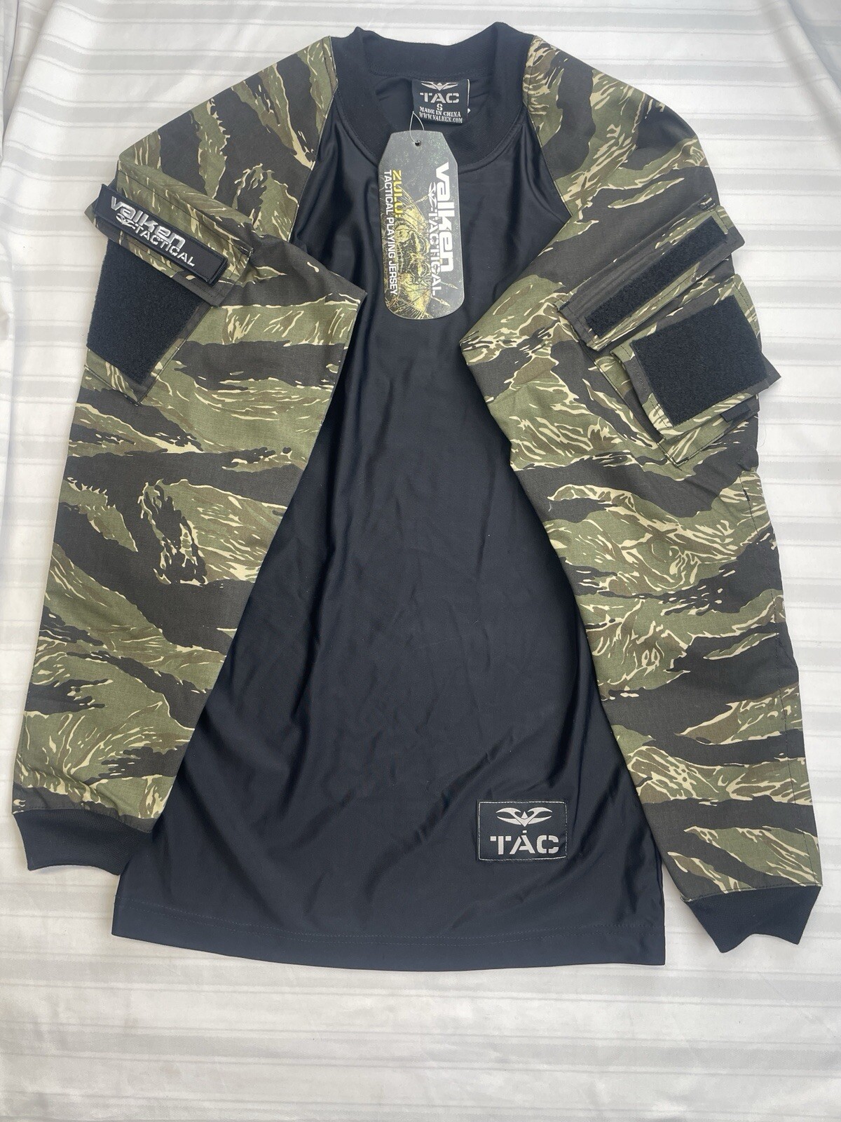 Valken V-Tac Jersey Adult Small Camoflouge Paintball Zulu Combat Shirt