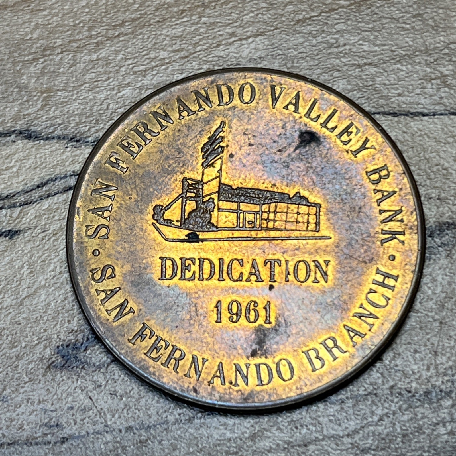 1961 San fernando valley Bank.  San Fernando, Cal. *C566