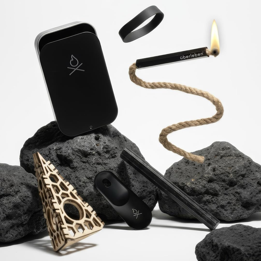 Überleben | FIREKIT Survival Fire Starter Kit – All-in-One Ferro Rod, Small
