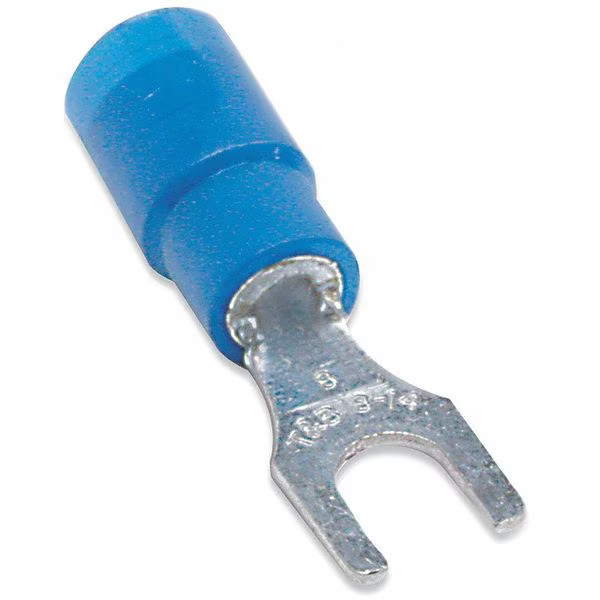 Sta-Kon 14Rb-8F 18-14 Awg Vinyl Fork Terminal #8 Stud Pk100