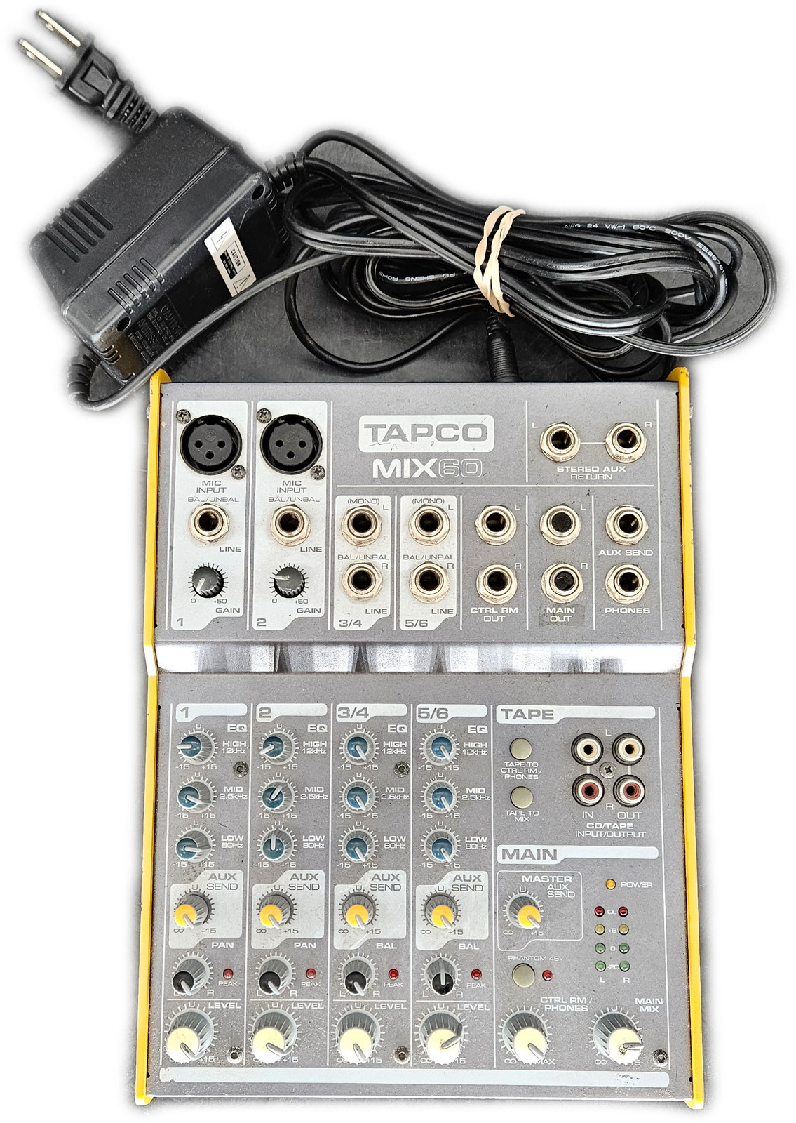 TAPCO Mix60 6-Channel DJ Mixer
