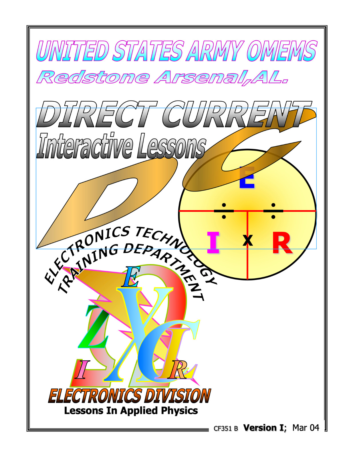 197 page REDSTONE ARSENAL DIRECT CURRENT DC Electronics Presentation on Data CD