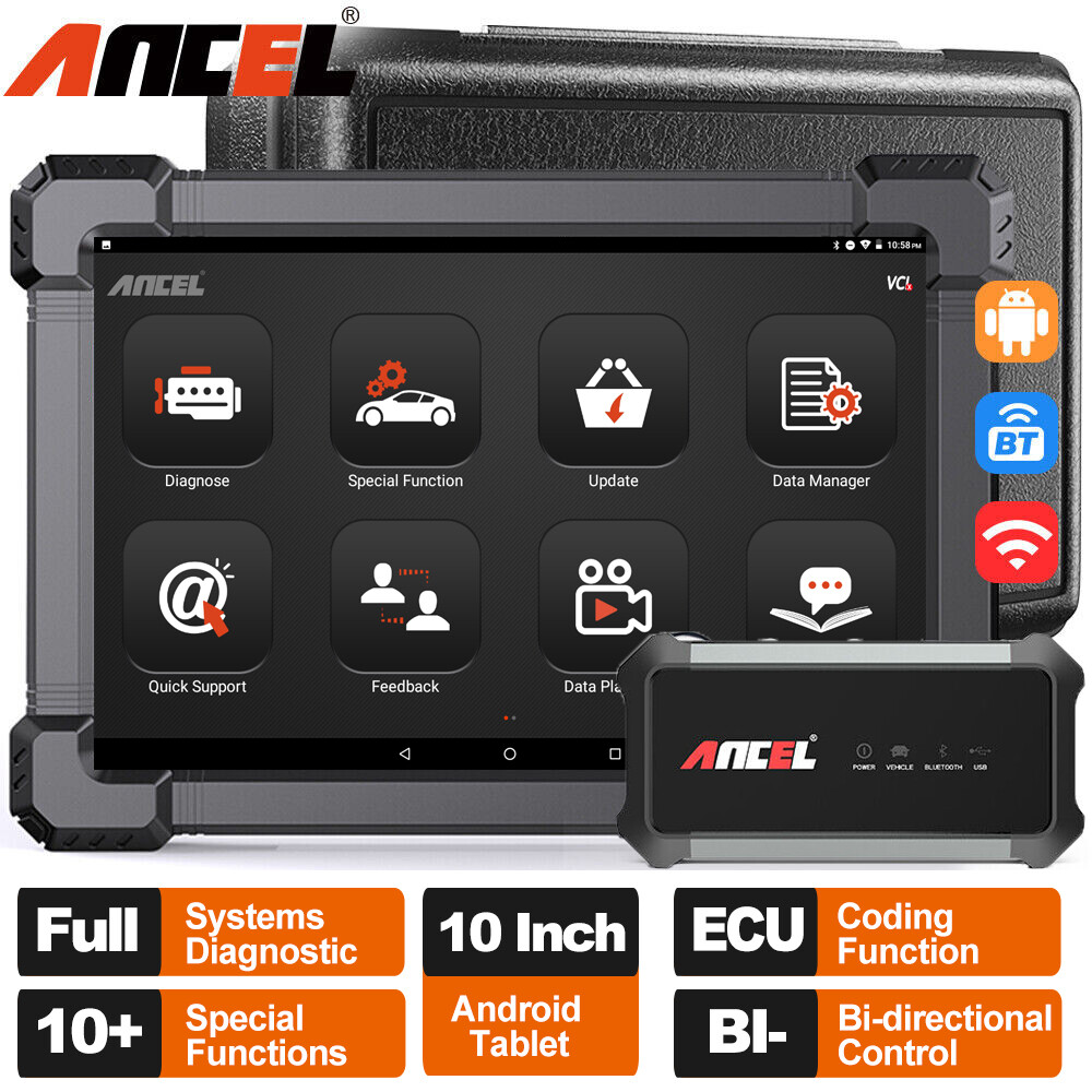 ANCEL X7 Automotive Bluetooth All System OBD2 Scanner Tablet Car Diagnostic Tool