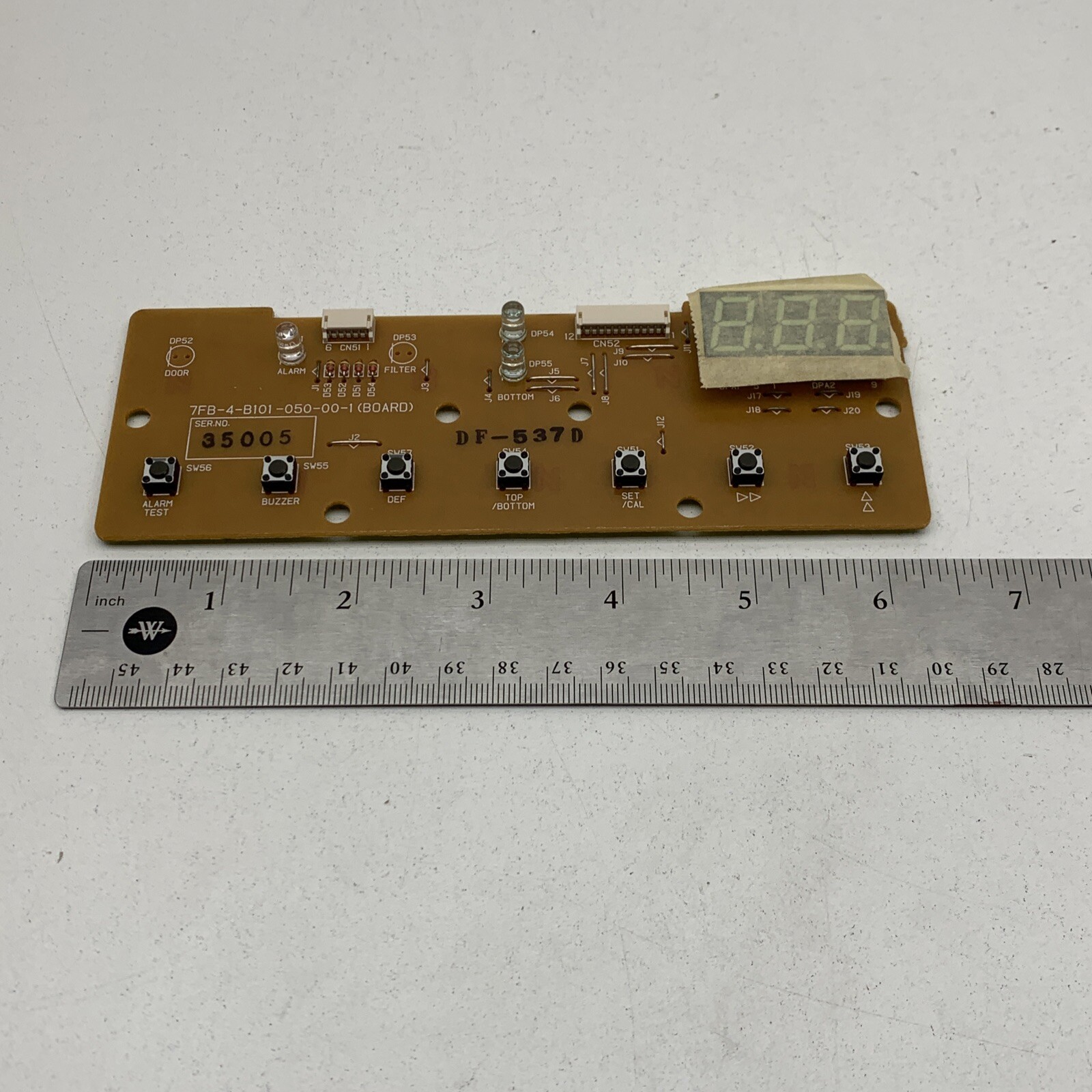 Sanyo 624 216 2049 Freezer Display PCB Assembly