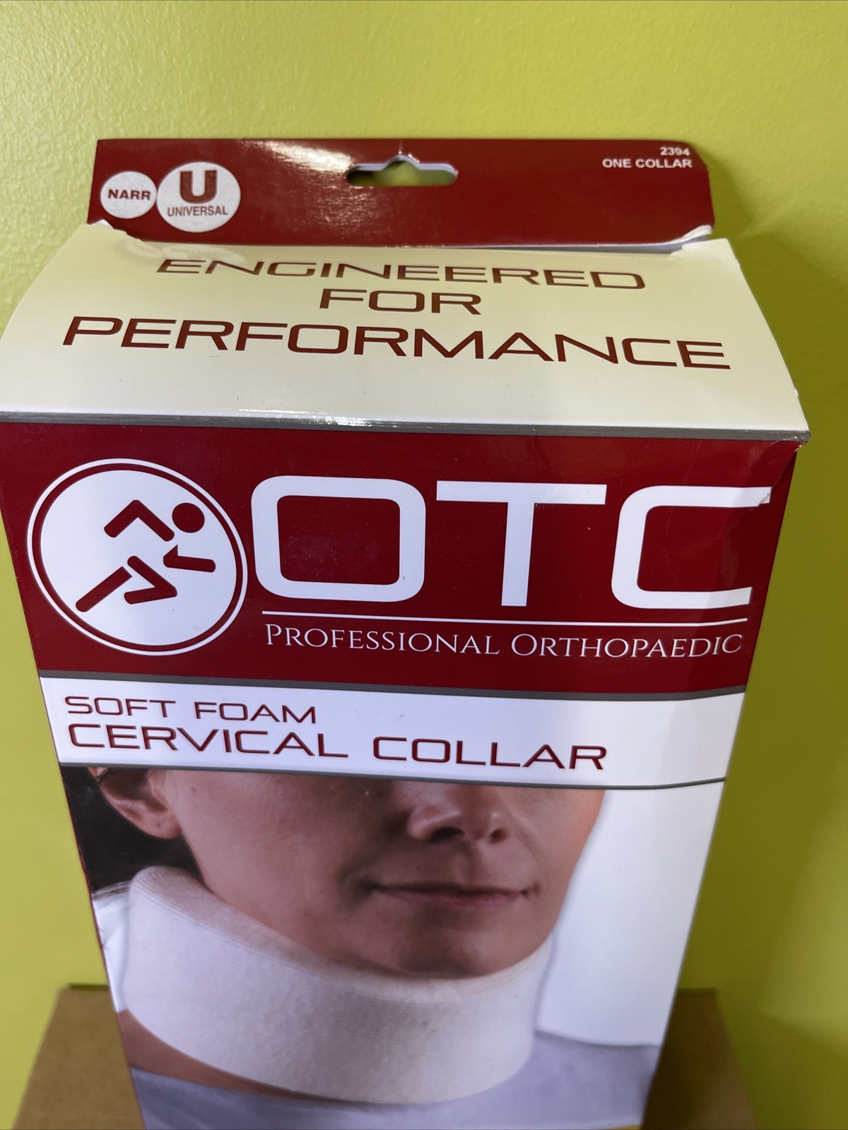 OTC 2394N-U Soft Foam Cervical Collar Narrow Universal