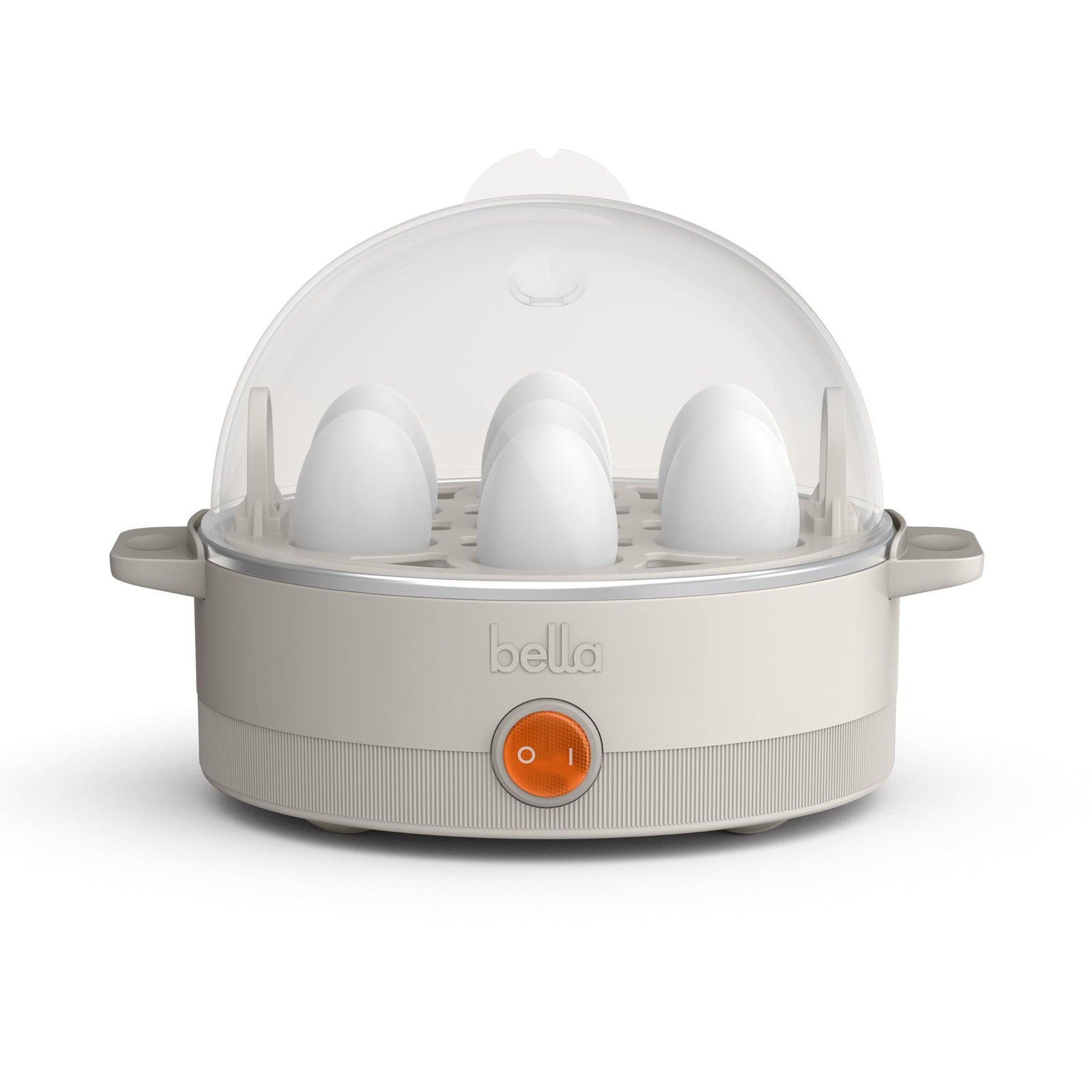 bella Electric Egg Cooker, 7 Eggs Capacity Tray, Single 7 Eggs, Oatmilk