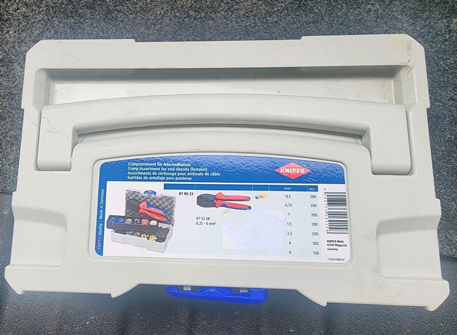 KNIPEX 97 90 23 Crimper and Connector Kit