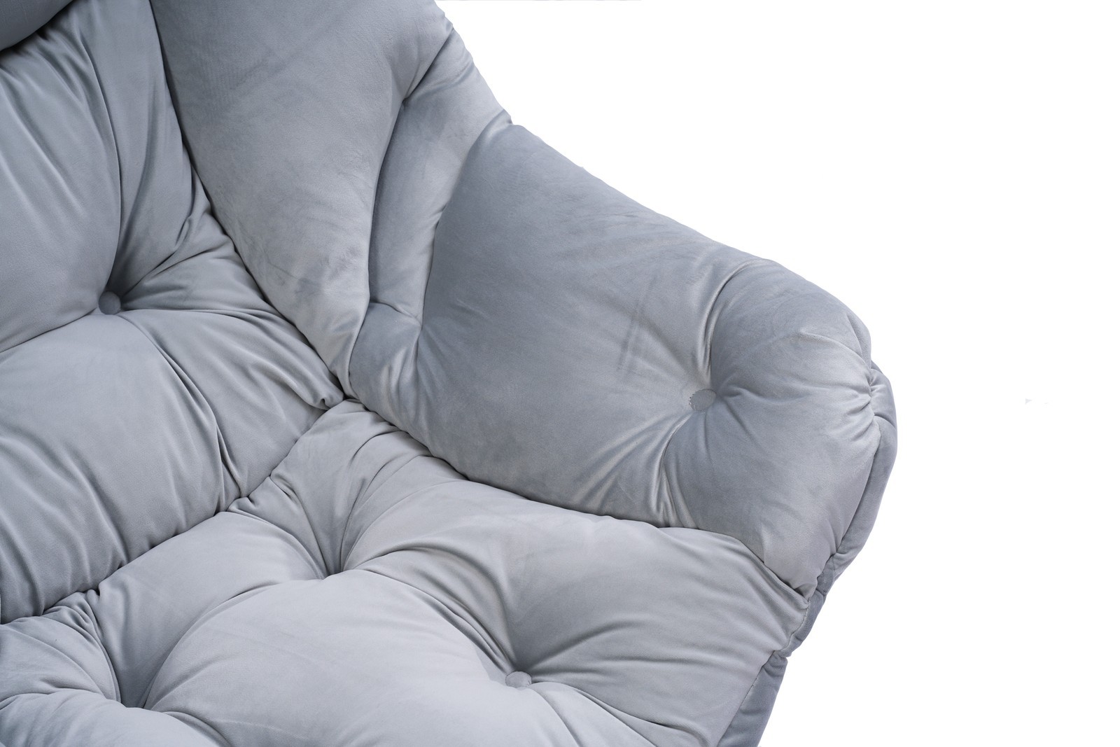 Living Room Chairs Modern Cotton Fabric Lazy Chair, Accent Contemporary