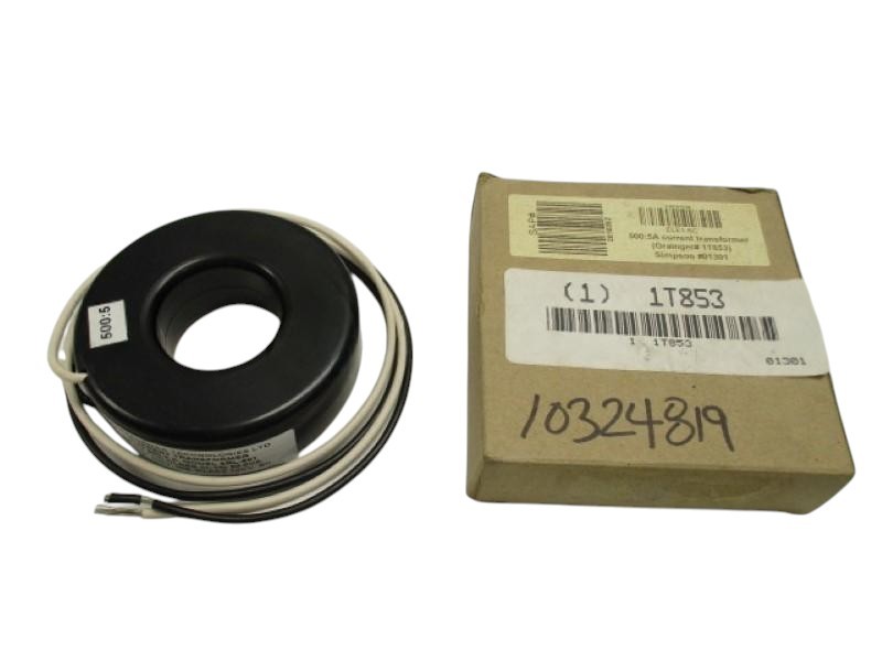 TRANSFORMER TECHNOLOGY 5RL-501 TRANSFORMER RATIO 500:5   NSMP