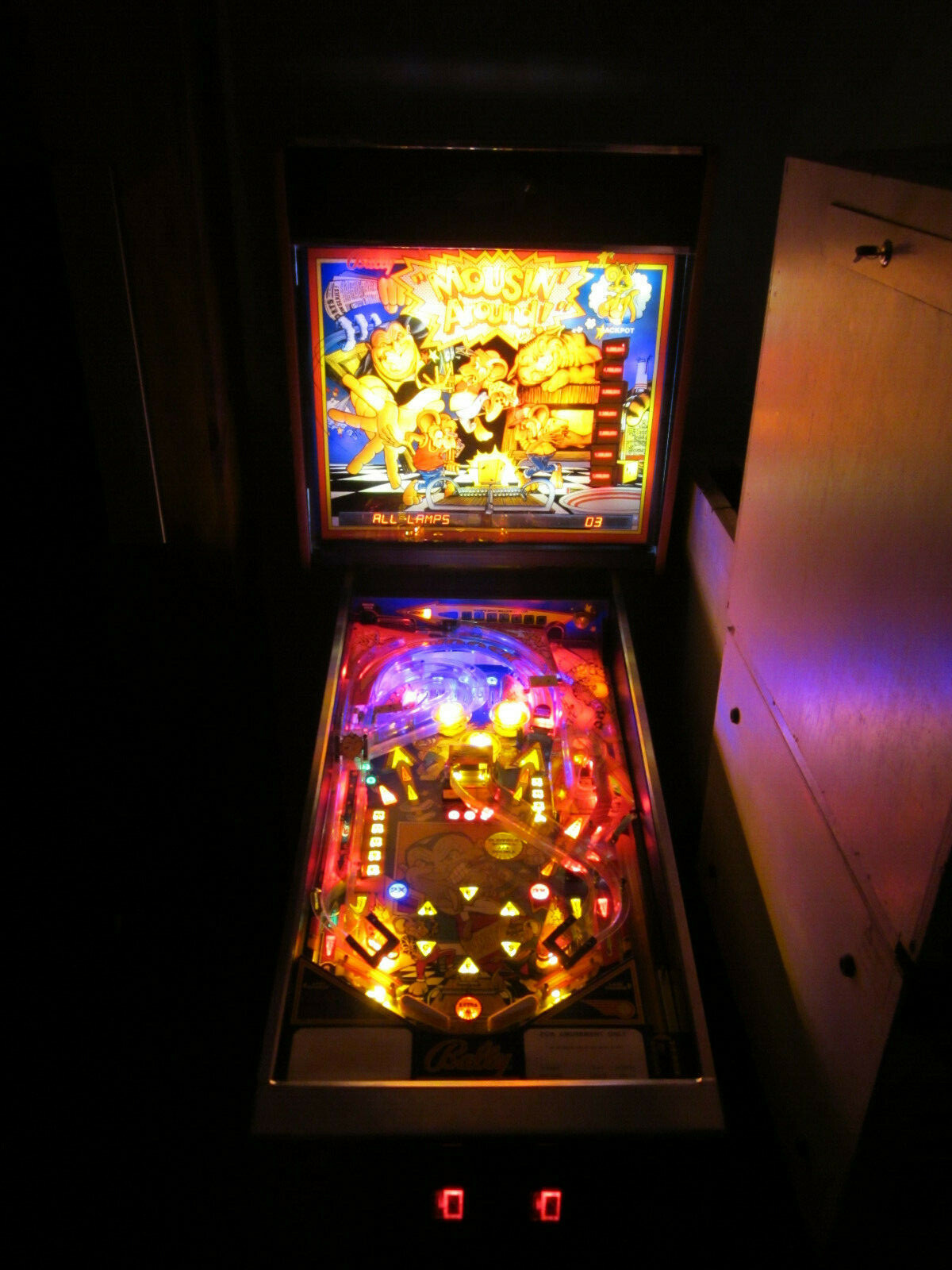 MOUSIN' AROUND Pinball - NON GHOSTING Lighting Kit custom SUPER BRIGHT KIT
