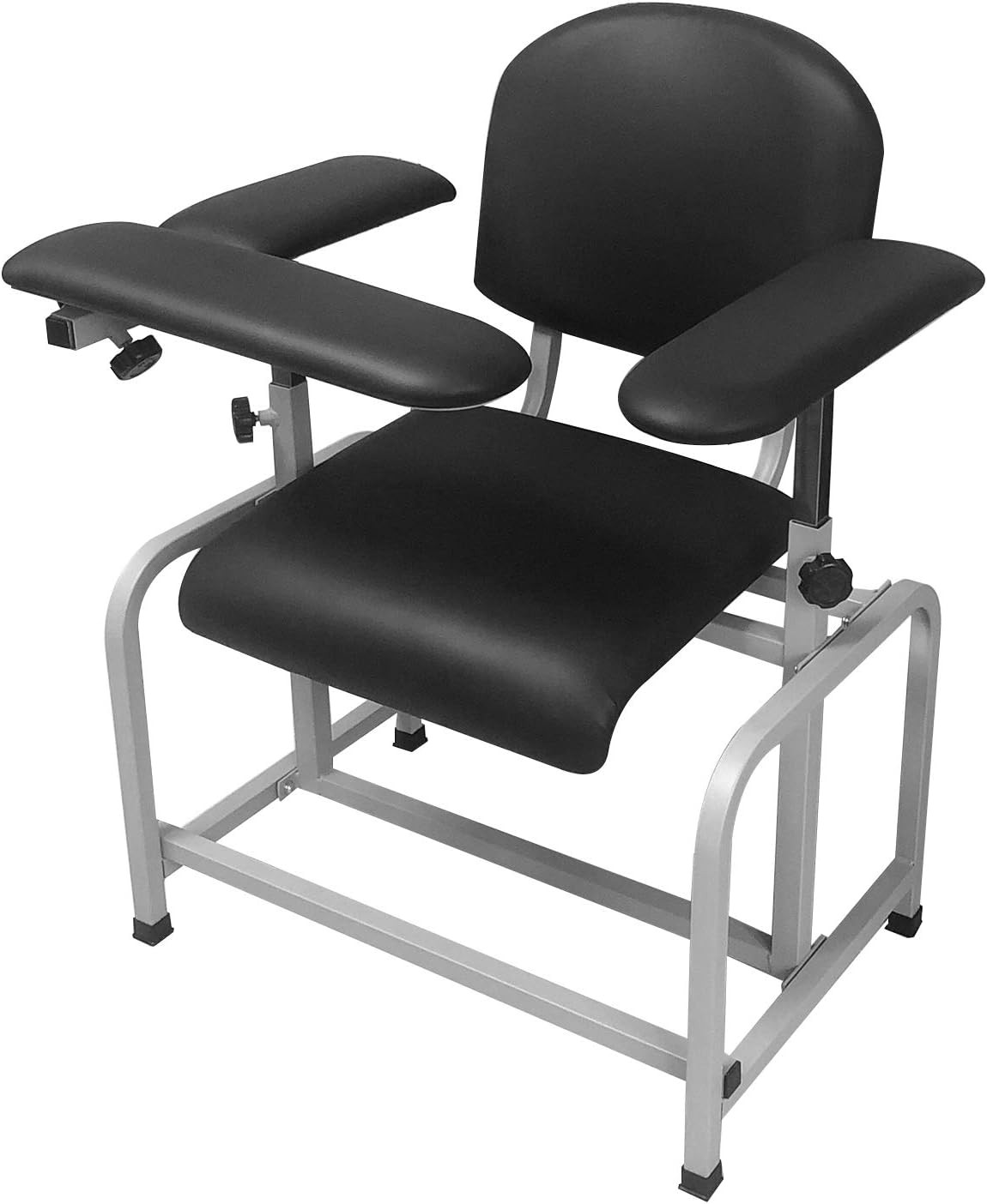 Helsevesen Blood Drawing Phlebotomy Chair Padded Black