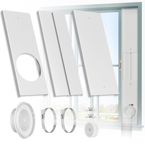 Dryer Vent Window Kit, 4" Window Vent Kit for Dryer Dryer Window Vent Panel Kit