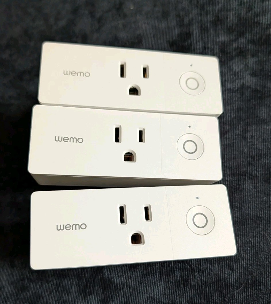 3x Wemo Mini F7C063 WiFi Smart Plugs