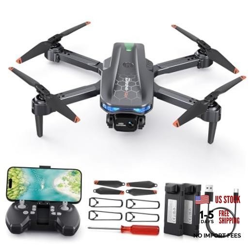 Drone with Camera for Kids Beginners, T29 1080p HD Foldable Mini RC grey