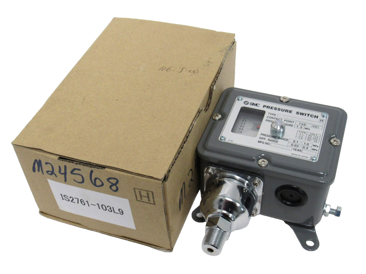 NEW SMC IS2761-103L9 PRESSURE SWITCH IS2761103L9