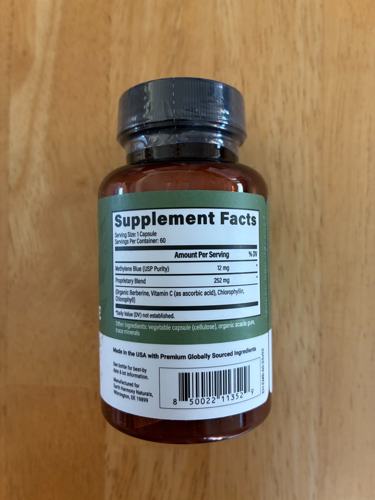 Earth Harmony Ultimate Blue | High Purity 60 Capsules | Lab-Grade Quality