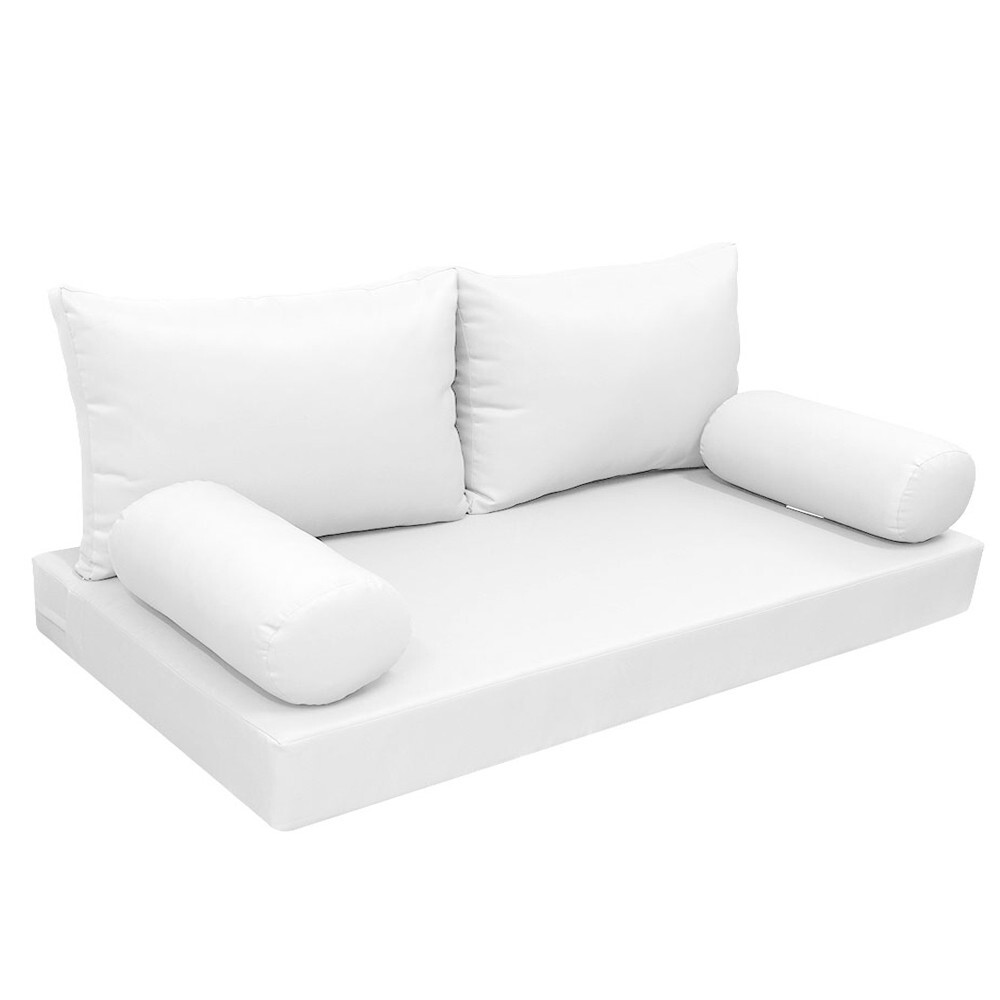 |SLIPCOVER ONLY|S2 Daybed Mattress Bolster Backrest Cover Knife Edge Queen AD106