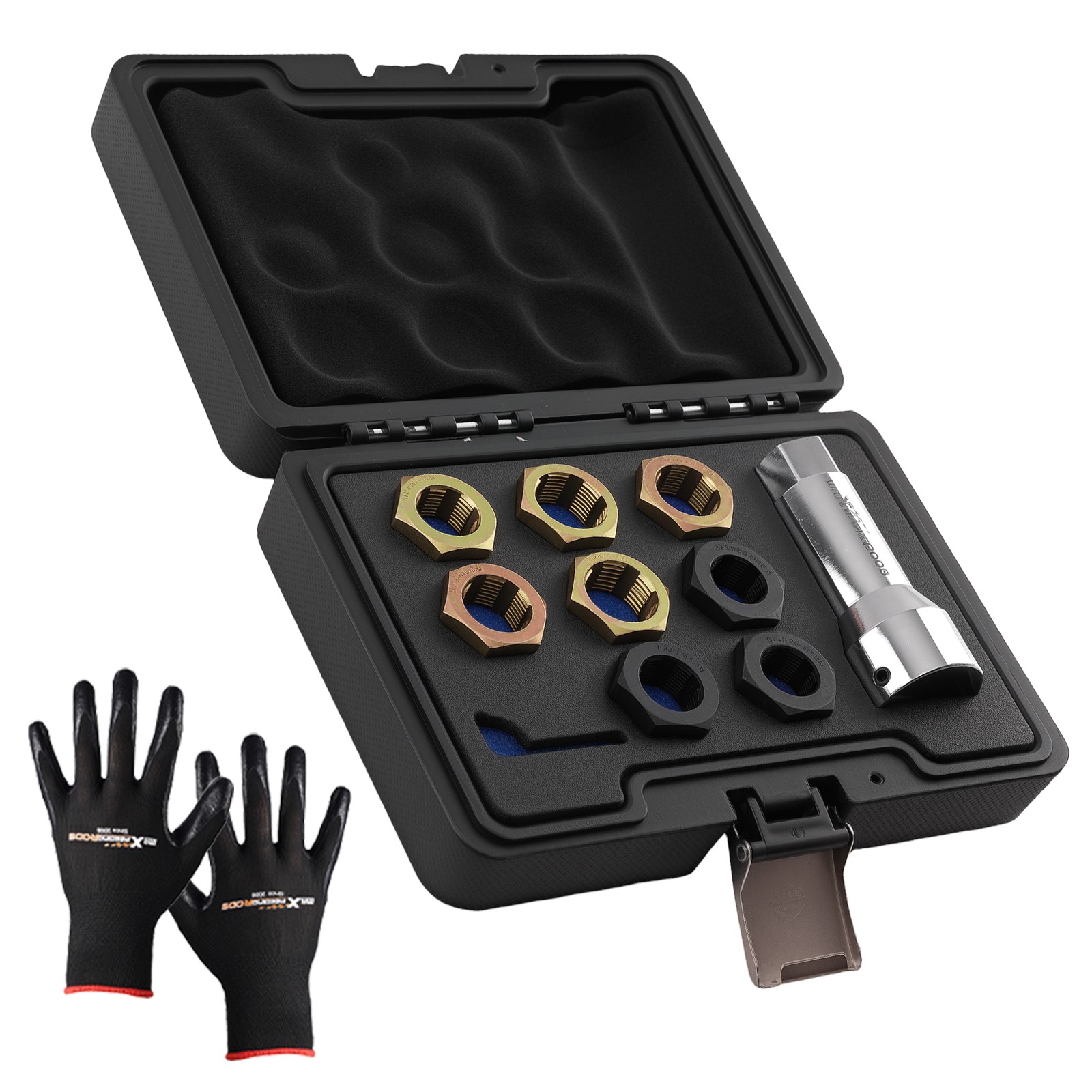 Heavy Duty Thread Restorer Kit 8Pc M20-M24/13/16"-3/4" UNF for Rust Removal