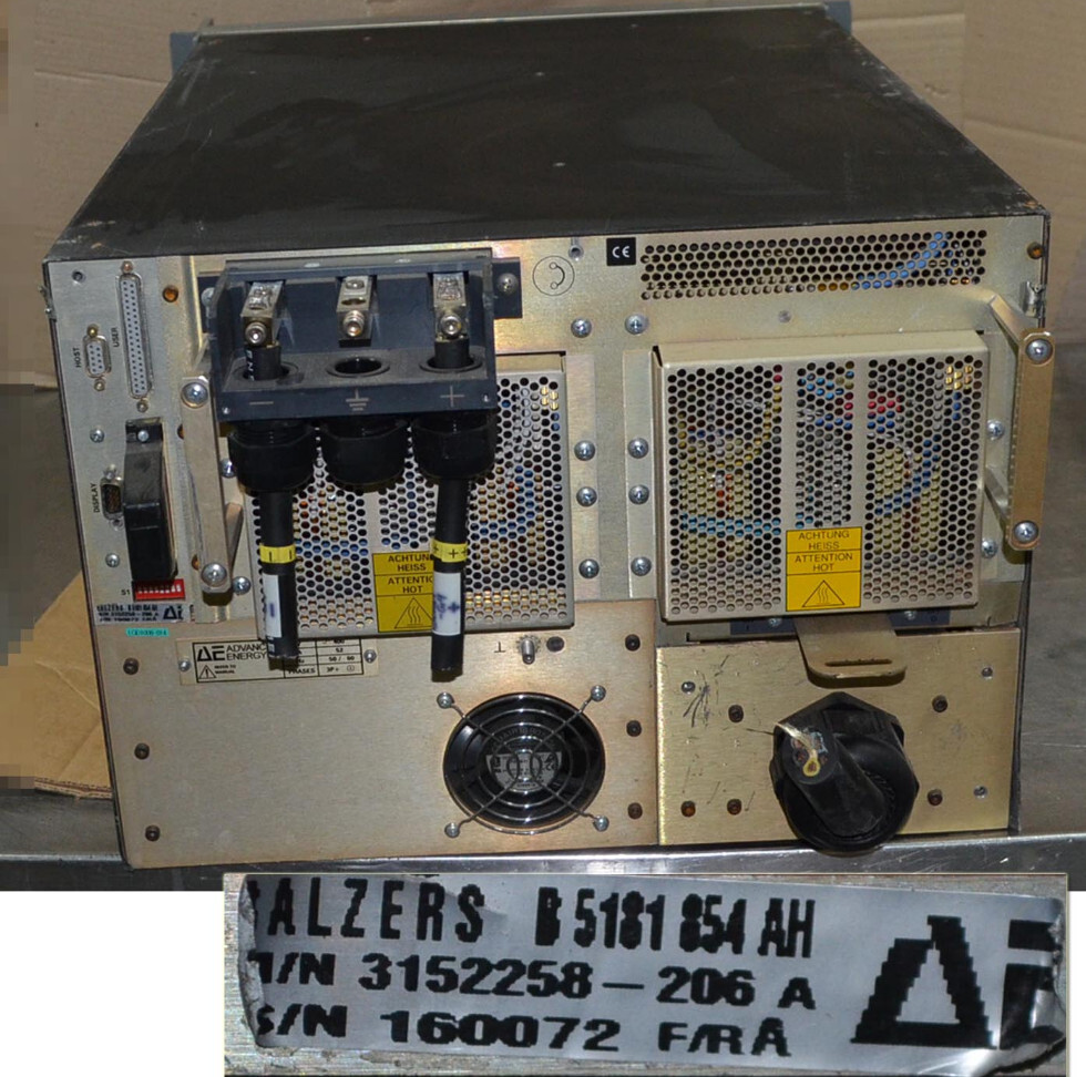 Advanced Energy M/N 3152258-206 A MDX-II DC MAGNETRON POWER SUPPLY [#A01]