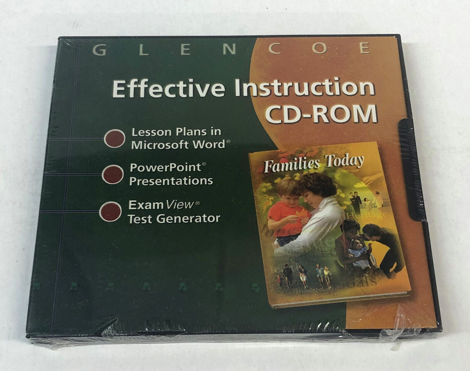 Families Today, Effective Instruction (2003, CD-ROM) Glencoe NEW!