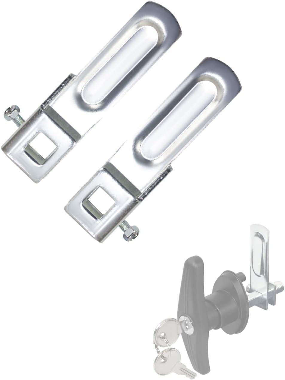 Truck Cap Camper Shell T-Handle Lock Latch Locking Cam Truck Bed Topper Door