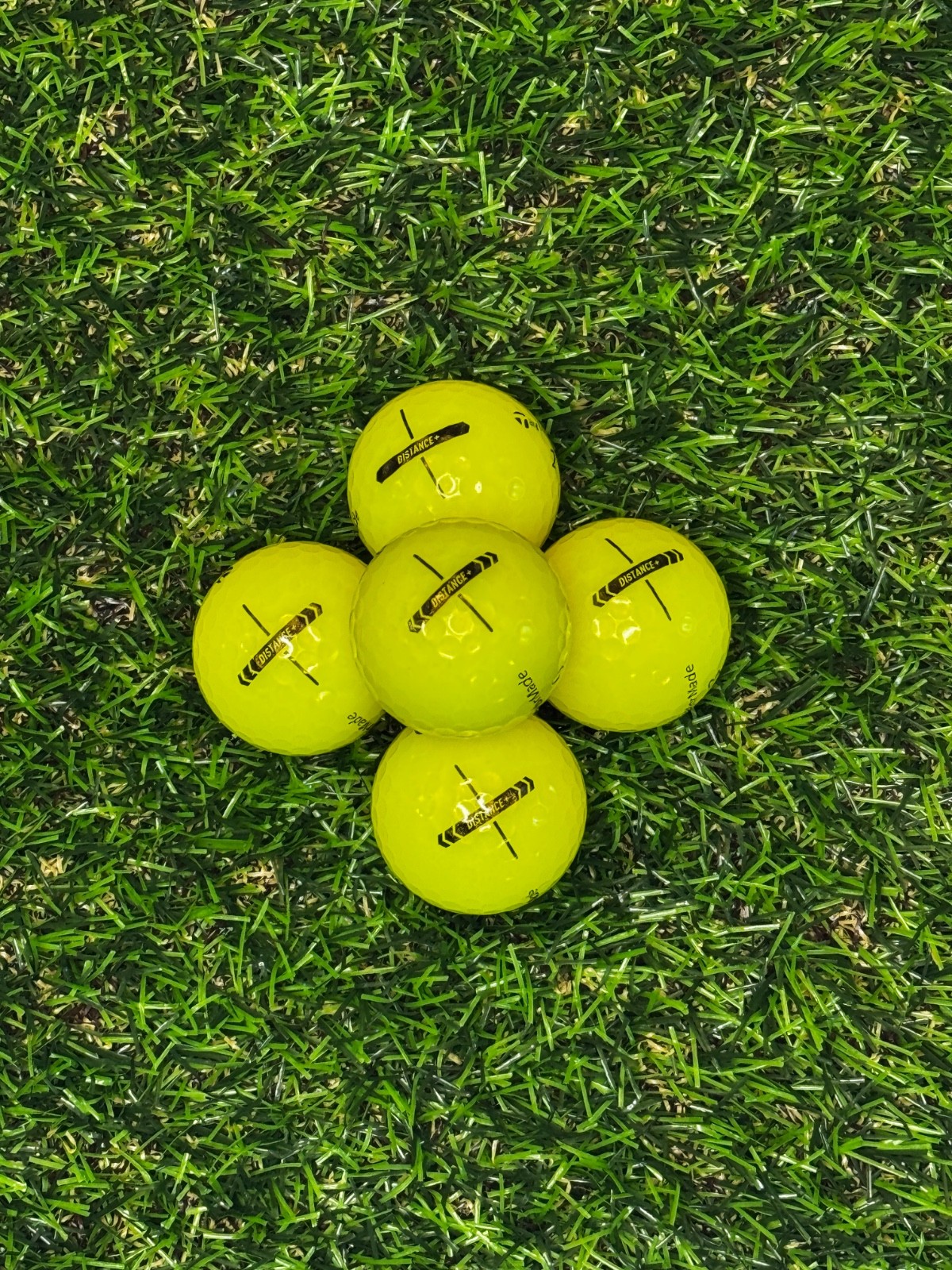 48 TaylorMade Distance Yellow Mint 5/4A+ golf balls *Free Shipping*